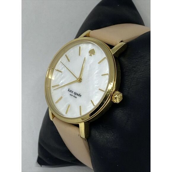 Kate Spade New York Vachetta 0073 Women's Beige Leather Analog Dial Watch VK183 - Picture 4 of 12